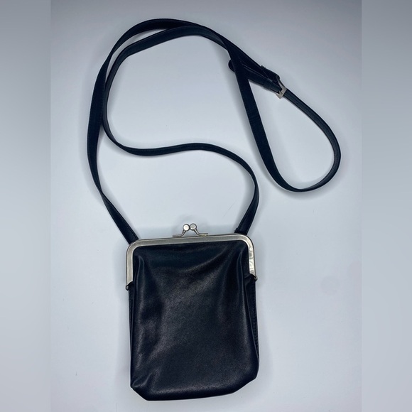 HOBO International Black Leather Mini Bag - Picture 1 of 10
